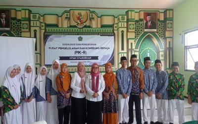 MTsN 3 Pasuruan Gelar Sosialisasi dan Pengukuhan Pusat Pengelolahan dan Konseling Remaja (PIK-R)